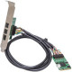 SYBA IO Crest Mini PCIE Firewire Card - Mini PCI Express - Plug-in Card - 3 Firewire Port(s) - 1 Firewire 400 Port(s) - 2 Firewire 800 Port(s) - PC SI-MPE30018