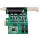 SYBA IO Crest PCI-Express Serial Card - PCI Express 2.0 x1 - 2 x DB-9 Male RS-232 Serial Via Cable - Plug-in Card SI-PEX15043