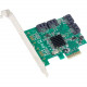 SYBA Multimedia SATA III 4-port PCI-e Version 2.0, x2 Slot Controller Card - Serial ATA/600 - PCI Express 2.0 - Plug-in Card - 4 Total SATA Port(s) - 4 SATA Port(s) Internal - WEEE Compliance SI-PEX40062