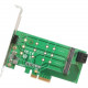 SYBA IO Crest 2 Port M.2 B key and 1 Port M.2 M Key PCI-e x4 Adapter Card - SI-PEX40124 SI-PEX40124