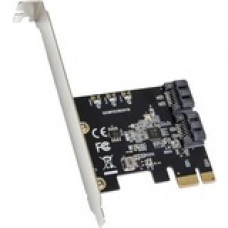 SYBA IO Crest 2 Port SATA III PCI-e 3.0 x1 Controller Card (Jmicro Chipset) - Serial ATA/600 - PCI Express 3.0 x1 - Plug-in Card - 2 Total SATA Port(s) - 2 SATA Port(s) Internal - PC, Linux, Mac SI-PEX40148