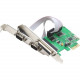 SYBA Multimedia 3-port (2x Serial; 1x Parallel) PCIe Serial/ Parallel Combo Controller Card - Low-profile Plug-in Card - PCI Express x1 - PC, Mac - 1 x Number of Parallel Ports External - 2 x Number of Serial Ports External SI-PEX50054