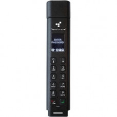 Datalocker Sentry K300 Encrypted Keypad Micro SSD 32GB Flash Drive - 32 GB - USB 3.1 Type A - 256-bit AES - 3 Year Warranty - TAA Compliant SK300-032