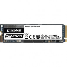 Kingston KC2500 250 GB Solid State Drive - M.2 2280 Internal - PCI Express NVMe (PCI Express NVMe 3.0 x4) - Desktop PC, Workstation Device Supported - 150 TB TBW - 3500 MB/s Maximum Read Transfer Rate - 256-bit Encryption Standard - 5 Year Warranty SKC250