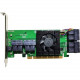 HighPoint SSD7180 NVMe Controller - PCI Express 3.0 x16 - Plug-in Card - RAID Supported - 0, 1, 10 RAID Level - 8 Total SAS Port(s) - 8 SAS Port(s) Internal - PC, Linux, Mac - 2 GB SSD7180