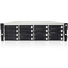 Sans Digital AccuRAID AR316I6V - 3U 16 Bay 6xGbE iSCSI to SAS/SATA RAID Rackmount System - 16 x HDD Supported - 8 TB Supported HDD Capacity - 1 x iSCSI Controller0, 1, 3, 5, 6, 30, 50, 60, 0+1, JBOD, 1, 0+1, 3, 5, 6, 30, 50, 60, JBOD - 16 x Total Bays - 1