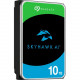 Seagate SkyHawk AI ST10000VE001 10 TB Hard Drive - 3.5" Internal - SATA (SATA/600) - Conventional Magnetic Recording (CMR) Method - Network Video Recorder Device Supported - 5 Year Warranty ST10000VE001