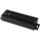 Startech.Com 10 Port Industrial USB 3.0 Hub - ESD and Surge Protection - DIN Rail or Surface-Mountable Metal Housing - Add ten USB 3.0 (5Gbps) ports with this DIN rail or surface-mountable metal hub - 15kV ESD & 350W Surge Protection - DIN Rail / Wall