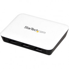 Startech.Com USB 3.0 to Gigabit Ethernet NIC Network Adapter with 3 Port Hub - White - USB - External - 3 USB Port(s) - 1 Network (RJ-45) Port(s) - 3 USB 3.0 Port(s) - PC, Mac, Linux - RoHS Compliance ST3300U3S