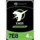 Seagate Exos 7E8 ST4000NM000A 4 TB Hard Drive - 3.5" Internal - SATA (SATA/600) - Storage System, Video Surveillance System Device Supported - 7200rpm - 256 MB Buffer - 5 Year Warranty ST4000NM000A