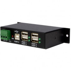 Startech.Com 4-Port USB 2.0 Hub - Add four rugged external USB 2.0 ports from a single USB connection - USB 2.0 Hub - 4 Port USB Hub - Desktop USB Hub - External USB Hub - TAA Compliance ST4200USBM