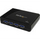 Startech.Com 4 Port Black SuperSpeed USB 3.0 Hub - Add four external SuperSpeed USB 3.0 ports to your laptop Ultrabook or desktop from a single USB 3.0 connection - Works with virtually any USB 3.0 equipped computer - Ideal for Ultrabook & MacBook use