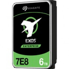 Seagate Exos 7E8 ST6000NM002A 6 TB Hard Drive - 3.5" Internal - SATA (SATA/600) - Storage System, Video Surveillance System Device Supported - 7200rpm - 256 MB Buffer ST6000NM002A-20PK