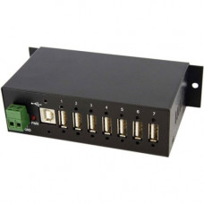 Startech.Com Mountable Rugged Industrial 7 Port USB Hub - 7 x Type A Female USB 2.0 USB Downstream - RoHS, TAA Compliance ST7200USBM