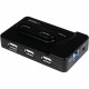 Startech.Com 6 Port USB 3.0 / USB 2.0 Combo Hub with 2A Charging Port - 2x USB 3.0 & 4x USB 2.0 - USB - 6 USB Port(s) - 4 USB 2.0 Port(s) - 2 USB 3.0 Port(s) - PC, Mac - RoHS Compliance ST7320USBC