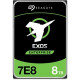 Seagate Exos 7E8 ST8000NM001A 8 TB Hard Drive - Internal - SAS (12Gb/s SAS) - Storage System Device Supported - 7200rpm - 256 MB Buffer ST8000NM001A-20PK