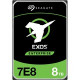 Seagate Exos 7E8 ST8000NM003A 8 TB Hard Drive - 3.5" Internal - SAS (12Gb/s SAS) - Storage System, Video Surveillance System Device Supported - 7200rpm - 256 MB Buffer - 5 Year Warranty ST8000NM003A