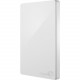 Seagate Backup Plus Slim STDR2000306 2 TB Hard Drive - 2.5" Drive - External - Portable - USB 3.0 - White STDR2000306