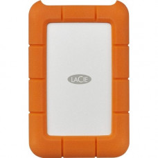 Seagate Technology LaCie Rugged STFR4000800 4 TB Hard Drive - 2.5" Drive - External - Desktop - USB Type C - Orange STFR4000800