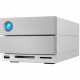 Seagate Technology LaCie 2big Dock Thunderbolt 3 - 2 x HDD Supported - 2 x HDD Installed - 8 TB Installed HDD Capacity - Serial ATA/600 Controller - RAID Supported 0, 1, JBOD - 2 x Total Bays - 24 x 3.5" Bay - 2 USB Port(s) - 2 USB 3.0 Port(s) - Desk