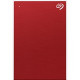 Seagate One Touch STKB1000403 1 TB Portable Hard Drive - 2.5" External - Red - USB 3.0 - 2 Year Warranty STKB1000403