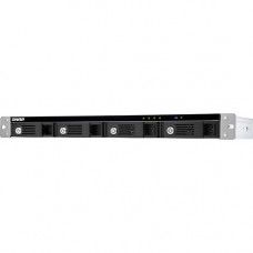 QNAP TR-004U 4-bay Rackmount USB 3.0 RAID Expansion Enclosure - 4 x HDD Supported - 4 x SSD Supported - Serial ATA/600 Controller - RAID Supported 0, 1, 5, 10, JBOD - 4 x Total Bays - 4 x 2.5"/3.5" Bay - 1 USB Port(s) - 1 USB 3.0 Port(s) - Rack-