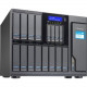 QNAP High-capacity 16-bay Xeon D Super NAS with Exceptional Performance - Intel Xeon D-1531 Hexa-core (6 Core) 2.20 GHz - 128 GB RAM DDR4 SDRAM - Serial ATA/600 Controller - RAID Supported 0, 1, 5, 6, 10, Hot Spare, JBOD - 16 x Total Bays - 4 x 2.5" 