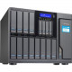 QNAP High-capacity 16-bay Xeon D Super NAS with Exceptional Performance - Intel Xeon D-1531 Hexa-core (6 Core) 2.20 GHz - 64 GB RAM DDR4 SDRAM - Serial ATA/600 Controller - RAID Supported 0, 1, 5, 6, 10, Hot Spare, JBOD - 16 x Total Bays - 4 x 2.5" B