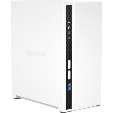 QNAP TS-233 SAN/NAS Storage System - ARM Cortex A15 2 GHz - 2 x HDD Supported - 0 x HDD Installed - 2 x SSD Supported - 0 x SSD Installed - 2 GB RAM - Serial ATA/600 Controller - RAID Supported 0, 1, JBOD - 2 x Total Bays - 2 x 2.5"/3.5" Bay - G