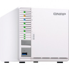 QNAP TS-332X SAN/NAS Storage System - Annapurna Labs Alpine AL-324 Quad-core (4 Core) 1.70 GHz - 3 x HDD Supported - 3 x SSD Supported - 4 GB RAM DDR4 SDRAM - Serial ATA/600 Controller - RAID Supported 0, 1, 5, Hot Spare, JBOD - 3 x Total Bays - 3 x 2.5&q