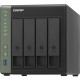 QNAP Cost-effective Business NAS with Integrated 10GbE SFP+ Port - Annapurna Labs Alpine AL-314 Quad-core (4 Core) 1.70 GHz - 4 x HDD Supported - 0 x HDD Installed - 4 x SSD Supported - 0 x SSD Installed - 4 GB RAM DDR3L SDRAM - Serial ATA/600 Controller 