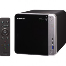 QNAP TS-453BT3 SAN/NAS/DAS Storage System - Intel Celeron J3455 Quad-core (4 Core) 1.50 GHz - 4 x HDD Supported - 6 x SSD Supported - 8 GB RAM DDR3L SDRAM - Serial ATA/600 Controller - RAID Supported 0, 1, 5, 6, 10, Hot Spare - 4 x Total Bays - 4 x 2.5&qu