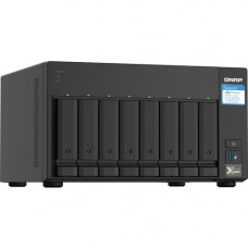 QNAP TS-832PX-4G SAN/NAS Storage System - Annapurna Labs Alpine AL-324 Quad-core (4 Core) 1.70 GHz - 8 x HDD Supported - 0 x HDD Installed - 8 x SSD Supported - 0 x SSD Installed - 4 GB RAM DDR4 SDRAM - Serial ATA/600 Controller - RAID Supported 0, 1, 5, 