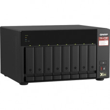 QNAP TS-873A-8G NAS Storage System - AMD Ryzen V1500B Quad-core (4 Core) 2.20 GHz - 8 x HDD Supported - 0 x HDD Installed - 8 x SSD Supported - 0 x SSD Installed - 8 GB RAM DDR4 SDRAM - Serial ATA/600 Controller - 8 x Total Bays - 8 x 2.5"/3.5" 