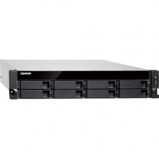 QNAP TS-877XU-RP-1200-4G SAN/NAS Storage System - AMD Ryzen 3 1200 Quad-core (4 Core) 3.10 GHz - 8 x HDD Supported - 8 x SSD Supported - 4 GB RAM DDR4 SDRAM - Serial ATA/600 Controller - RAID Supported 0, 1, 5, 6, 10, 50, 60, Hot Spare, JBOD - 8 x Total B