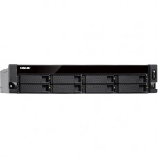 QNAP TS-883XU-E2124-8G SAN/NAS Storage System - Intel Xeon E-2124 Quad-core (4 Core) 3.30 GHz - 8 x HDD Supported - 8 x SSD Supported - 8 GB RAM DDR4 SDRAM - Serial ATA/600 Controller - RAID Supported 0, 1, 5, 6, 10, 50, 60, Hot Spare, JBOD - 8 x Total Ba