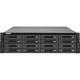 QNAP TS-EC1679U-SAS-RP 16-bay SAS/SATA-enabled Unified Storage - Intel Xeon E3-1245 v2 Quad-core (4 Core) 3.40 GHz - 16 x HDD Supported - 16 x SSD Supported - 8 GB RAM DDR3 SDRAM - 6Gb/s SAS, Serial ATA/600 Controller - RAID Supported - 16 x Total Bays - 
