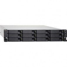 QNAP TS-H1886XU-RP-R2-D1622-32G SAN/NAS Storage System - Intel Xeon D-1622 Quad-core (4 Core) 2.60 GHz - 12 x HDD Supported - 0 x HDD Installed - 18 x SSD Supported - 0 x SSD Installed - 32 GB RAM DDR4 SDRAM - Serial ATA/600 Controller - RAID Supported 0,