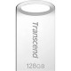 Transcend 128GB JetFlash 710 USB 3.1 Type A Flash Drive - 128 GB - USB 3.1 Type A - Silver TS128GJF710S