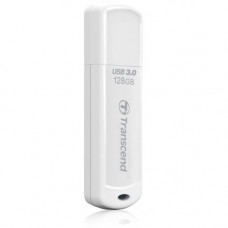 Transcend 128GB JetFlash 730 USB 3.0/Micro USB Flash Drive (OTG) - 128 GB - USB 3.0 - White TS128GJF730