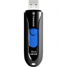 Transcend 16GB JetFlash 790 USB 3.0 Flash Drive - 16 GB - USB 3.0 - Black, Blue TS16GJF790K