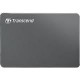 Transcend StoreJet 25C3 1 TB Hard Drive - SATA - 2.5" Drive - External - Portable - USB 3.0 - Iron Gray TS1TSJ25C3N