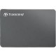 Transcend StoreJet 25C3 2 TB Hard Drive - SATA - 2.5" Drive - External - Portable - USB 3.0 - Iron Gray TS2TSJ25C3N