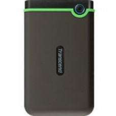 Transcend StoreJet 25M3 TS-2TSJ25M3S 2 TB Portable Hard Drive - 2.5" External - Iron Gray - USB 3.1 - 256-bit Encryption Standard - 3 Year Warranty TS2TSJ25M3S