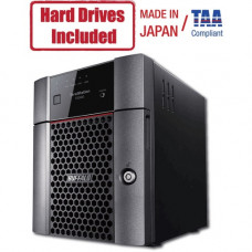 Buffalo TeraStation 3420DN Desktop 8TB NAS Hard Drives Included (2 x 4TB, 4 Bay) - Annapurna Labs Alpine AL-214 Quad-core (4 Core) 1.40 GHz - 4 x HDD Supported - 2 x HDD Installed - 8 TB Installed HDD Capacity - 1 GB RAM DDR3 SDRAM - Serial ATA/600 Contro