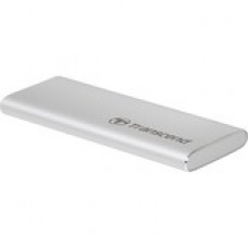 Transcend ESD240C 480 GB Solid State Drive - External - Portable - USB 3.1 Type C - 520 MB/s Maximum Read Transfer Rate - 460 MB/s Maximum Write Transfer Rate - Silver TS480GESD240C