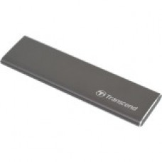 Transcend ESD250C 480 GB Solid State Drive - SATA - External - Portable - USB 3.1 Type C - Space Gray TS480GESD250C