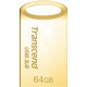Transcend 64GB JetFlash 710 USB 3.0 Flash Drive - 64 GB - USB 3.0 - Gold - Ergonomic, Dust Resistant, Shock Resistant, Water Resistant TS64GJF710G