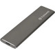 Transcend ESD250C 960 GB Solid State Drive - SATA - External - Portable - USB 3.1 Type C - Space Gray, Titanium TS960GESD250C