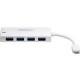 Trendnet USB-C to 4-Port USB 3.0 Hub with Power Delivery - USB Type C - External - 4 USB Port(s) - 4 USB 3.0 Port(s) - PC, Mac TUC-H4E2